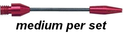 Tige Dart Steel Wire Medium - rouge-noir (réf. 861)