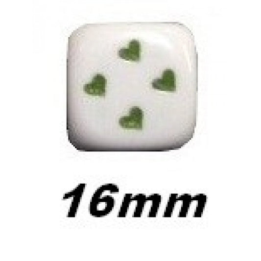 Dé 16mm Cœurs (réf. 955)