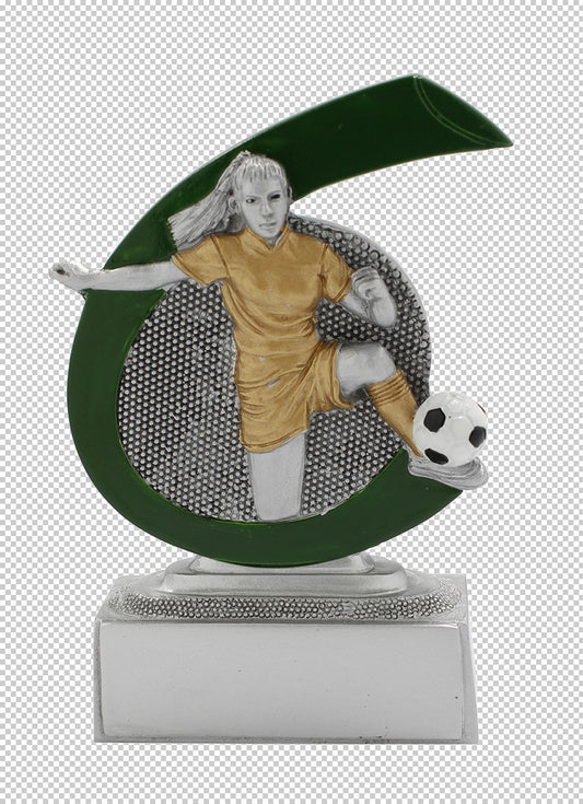 Résine Football Féminin (réf. FG268)