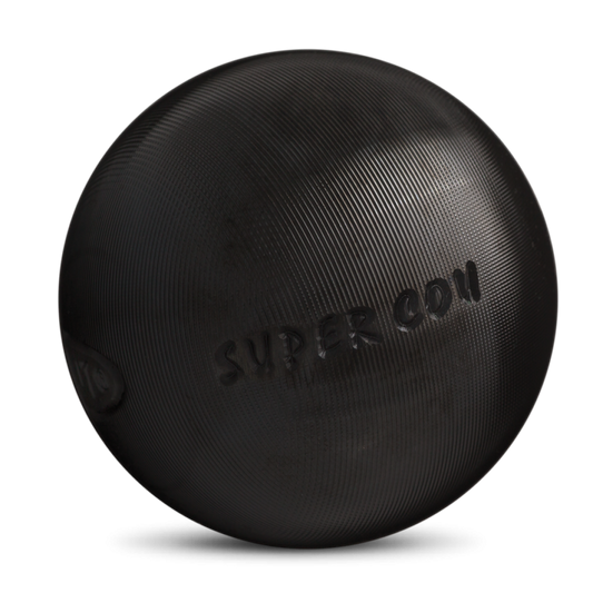 Boules Pétanque Boule Noir 'Super Cou' (réf.2725)