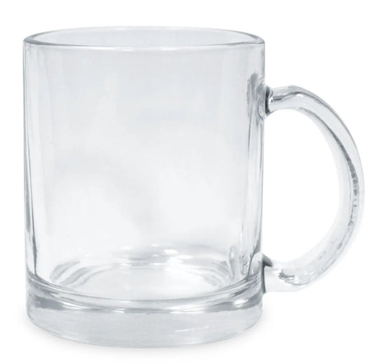 Tasse transparente en verre (réf. GL-TA-2)