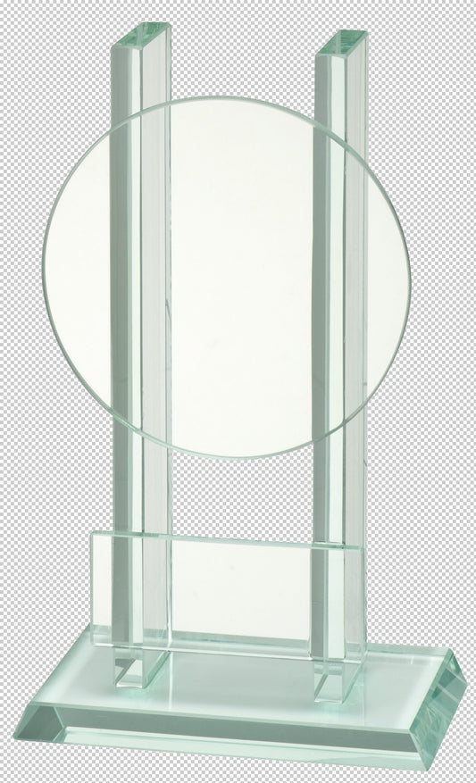 Trophée en verre en 3 tailles (réf. W141 - W142 - W143)