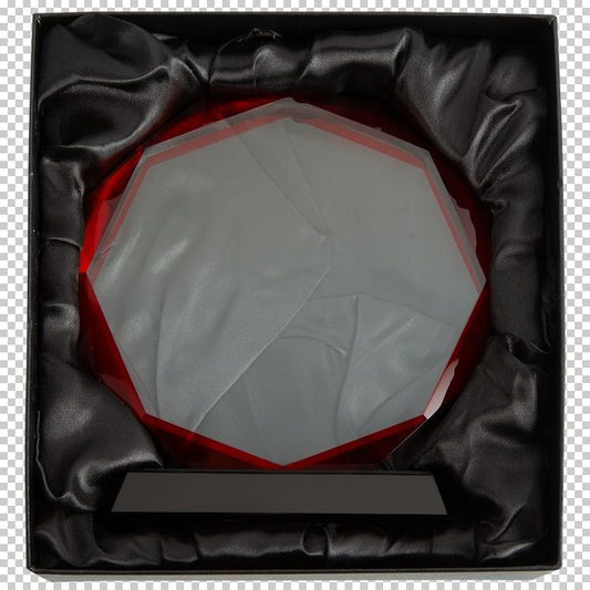 Trophée en Verre en 3 tailles (réf. W461.08 - W462.08 - W463.08) (Bie)