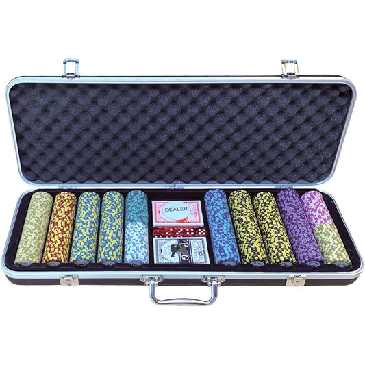 Jetons - Mallette D'aluminium Clay Crown 500 (réf. 2457)