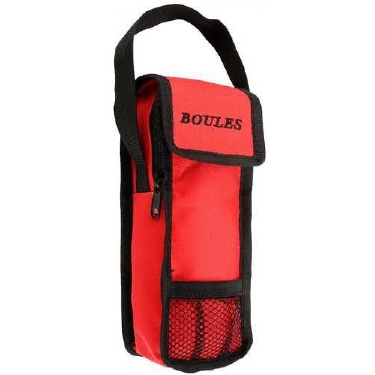 Sacoche Rouge pour 3 boules Pétanque (réf. 2694)