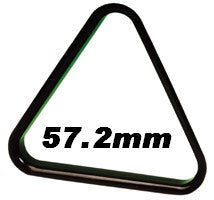 Triangle billes Pool Noir 57,2mm (réf. 305)
