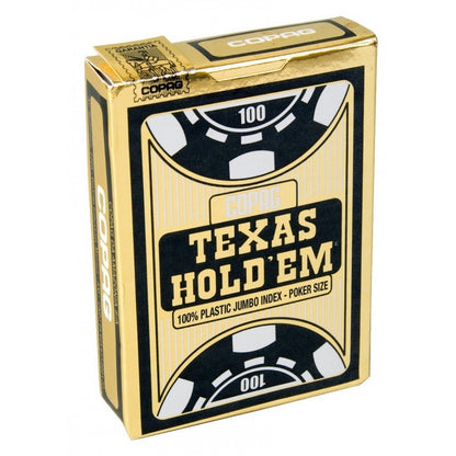 Jeu De Cartes Copag Texas Jumbo Rouge ou Noir (réf. 3094)
