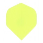 Plumes Tissus Darts Poly Fluro Jaune (réf. 322)