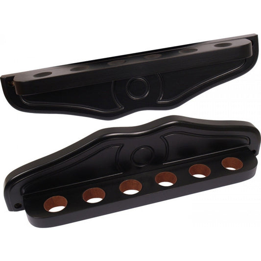 Porte-queue 2pcs - deLuxe - 6 queues Noir (réf. 3507)