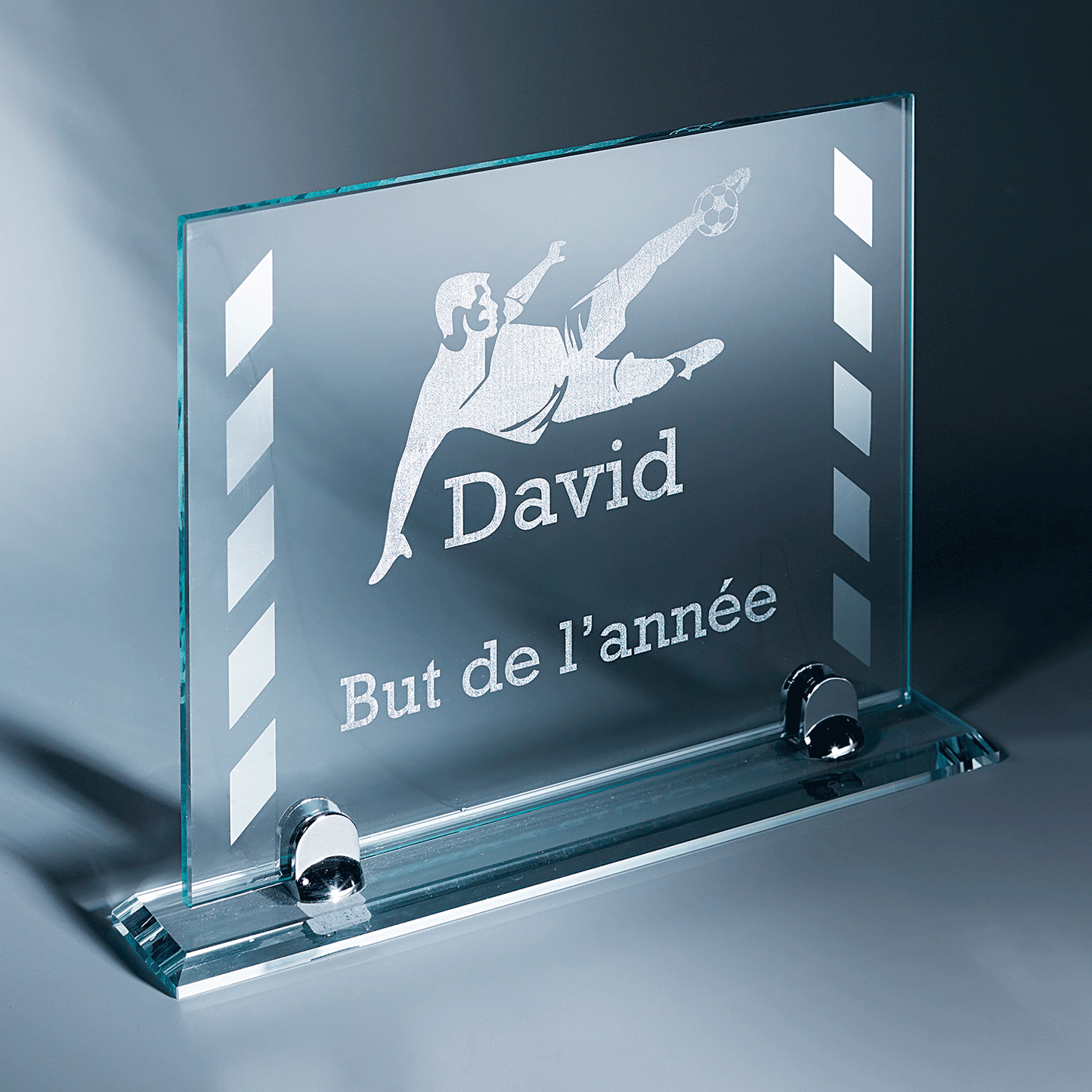 Trophée en verre en 3 tailles (réf. TV 4050)