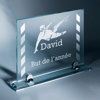 Trophée en verre en 3 tailles (réf. TV 4050)