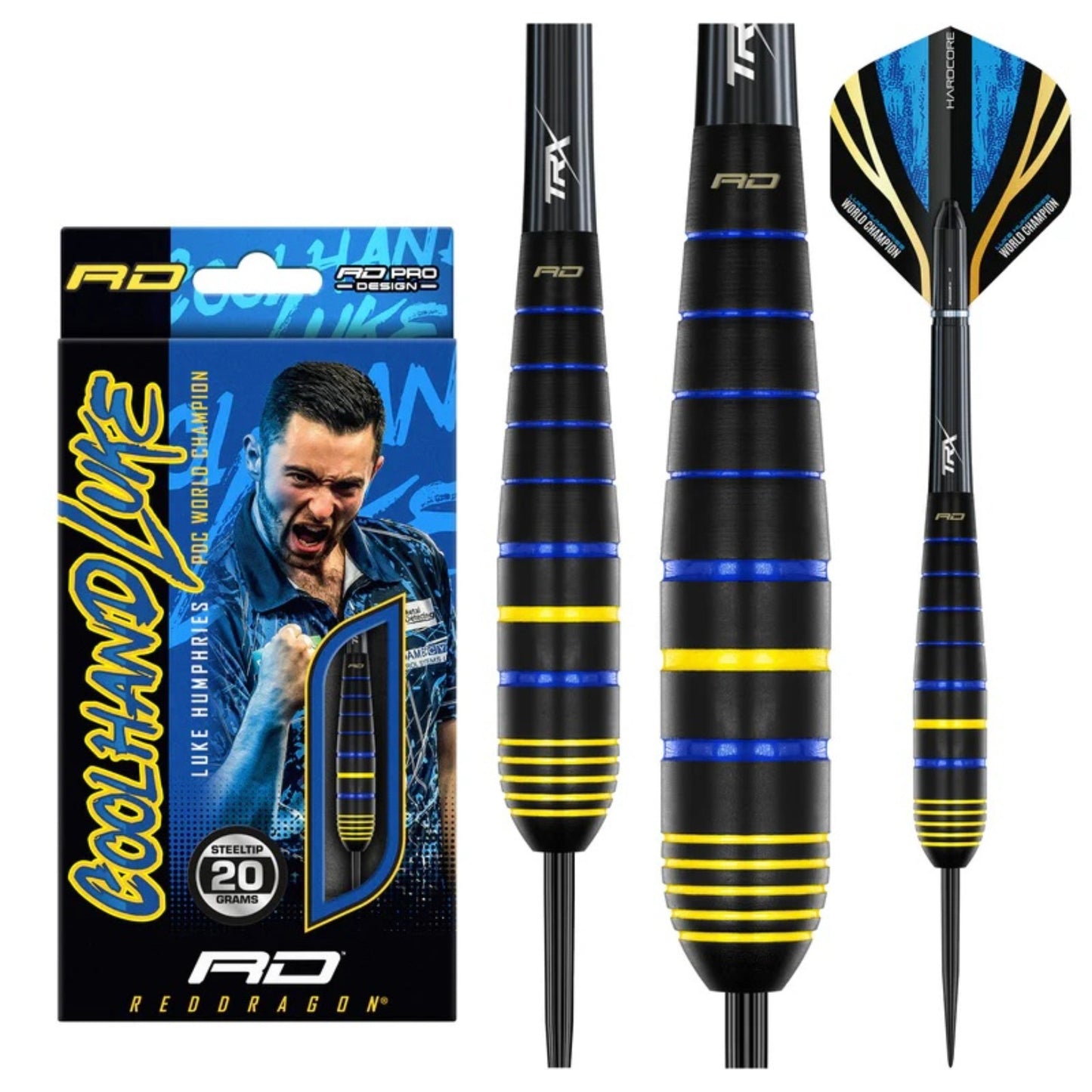 Fléchettes Darts Luke Humphries Brass (réf. 4879)