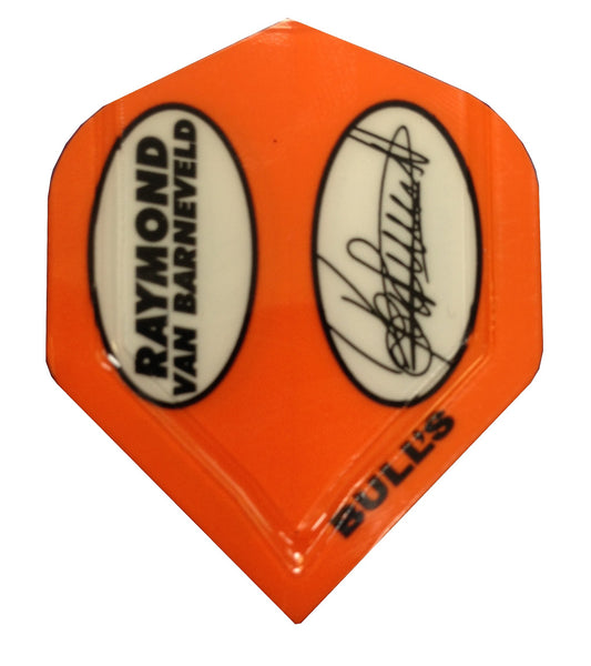 Plumes Plastique Darts Bull's R. Van Barneveld oranje (réf. 5138)
