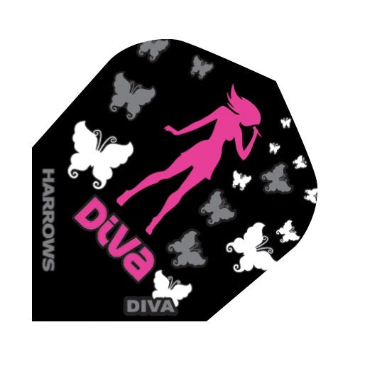 Plumes Plastique Darts Veer Harrows Diva 6010 (réf. 5316)