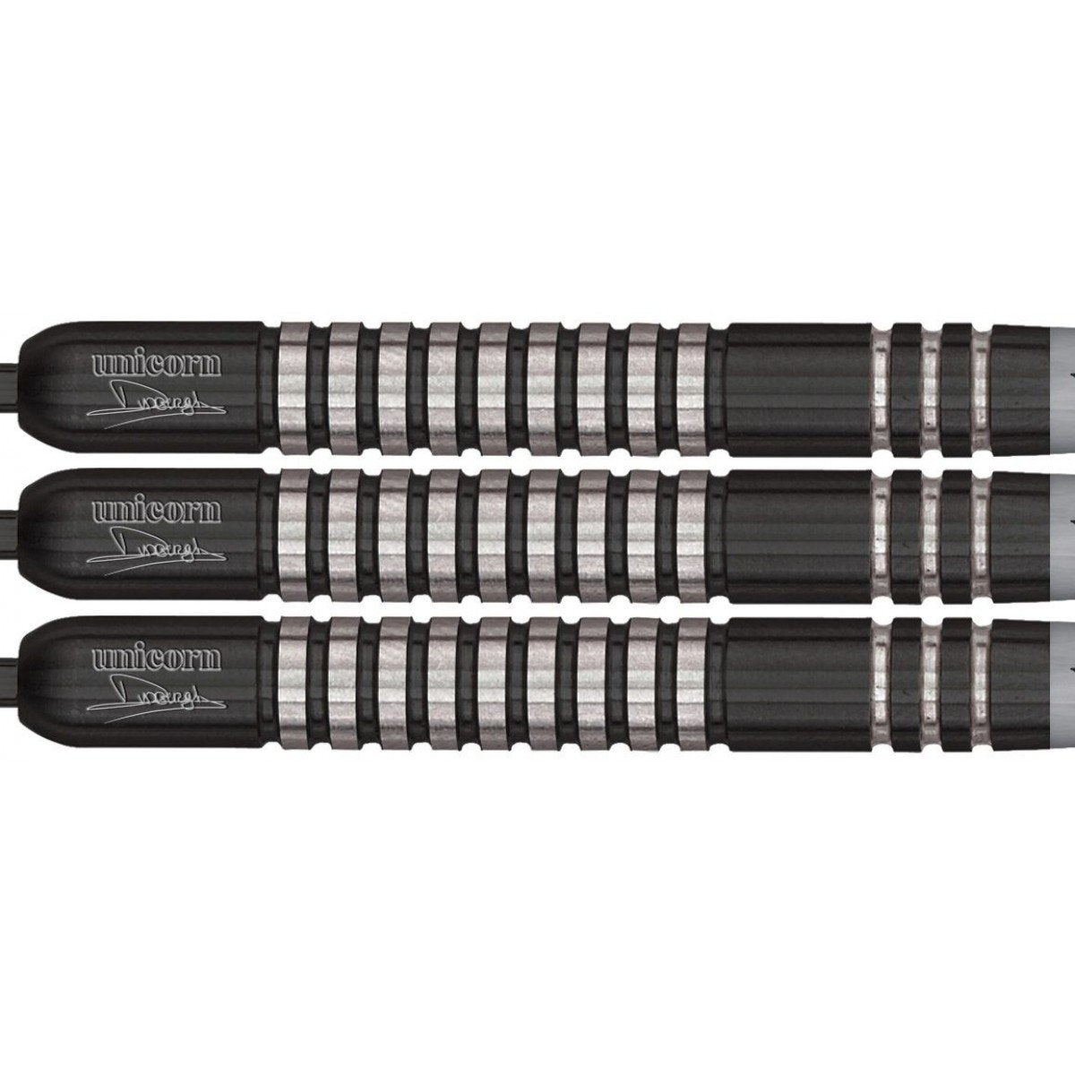 Fléchettes Unicorn Dimitri Van Den Bergh Noir 90% Tungstène (réf. 5440)