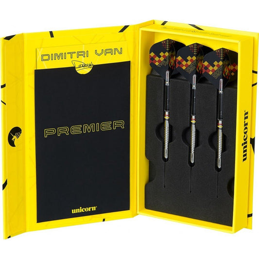 Fléchettes Unicorn Dimitri Van Den Bergh Premier 90% Tungstène (réf. 5480)