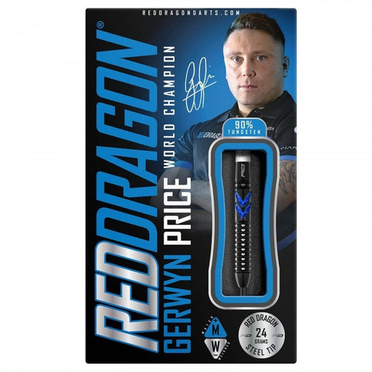 Fléchettes Red Dragon Gerwyn Price Blue Ice SE (réf. 5613)