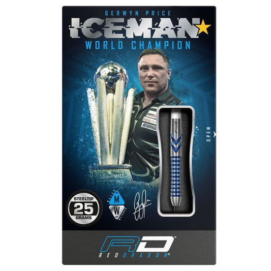 Fléchettes Red Dragon Gerwyn Price Iceman Contour (réf. 5615)