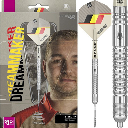 Fléchettes Target Dimitri Van Den Bergh G2 90% Tungstène (réf. 5633)