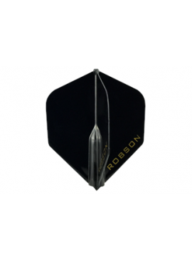 Plumes Darts Robson Plus noires (réf. 565)