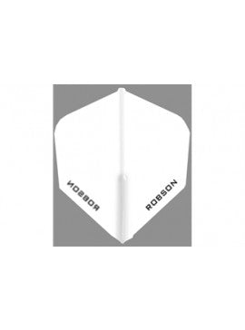 Plumes Darts Robson Plus blanches (réf. 565)
