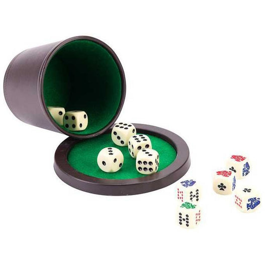 Poker Menteur Chapeau + Dessous - Brun (réf. 587)