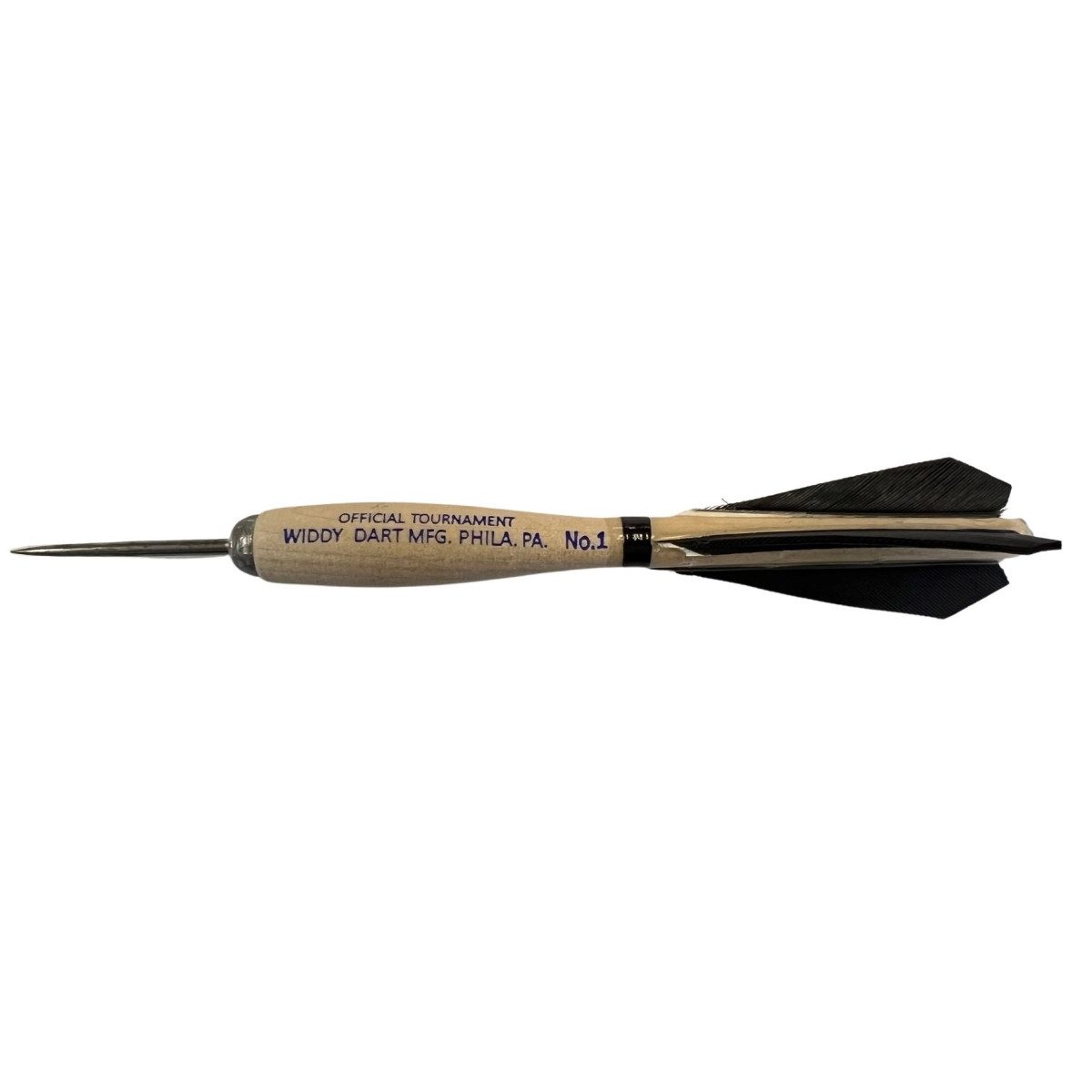 Fléchettes Belges En Bois Widdy No.1 Official Tournament Darts Noir (réf. 5952)
