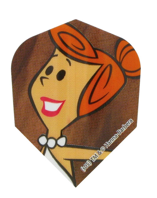 Plumes Plastique Darts McKick's Flinstones - Wilma (réf. 598)
