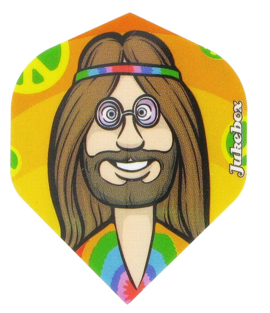 Plumes Plastique Darts McKick's Jukebox - Hippie (réf. 598)