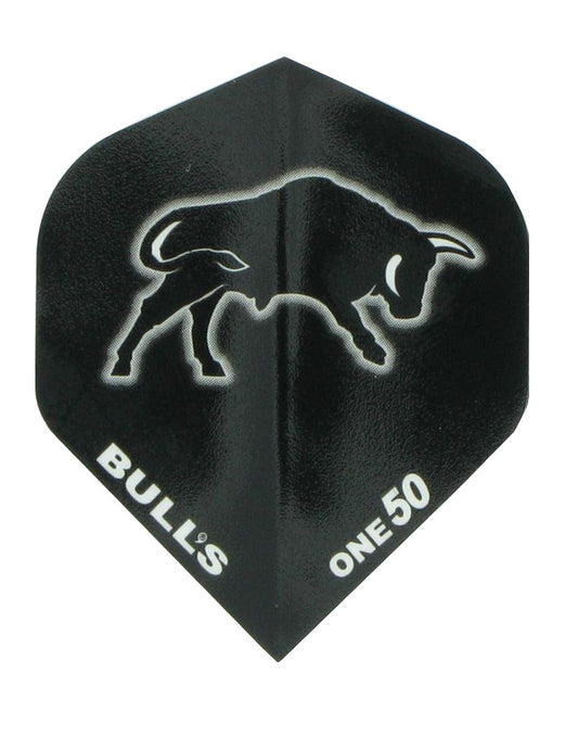 Plumes Plastique Darts Bull's ONE50 - Noir (réf. 622)
