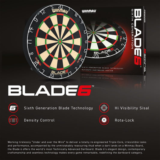 Cible Winmau Blade 6 (Réf.651)