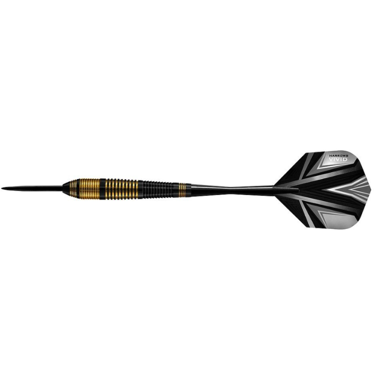 Fléchettes Harrows Vivid Brass Noir (réf. 771)