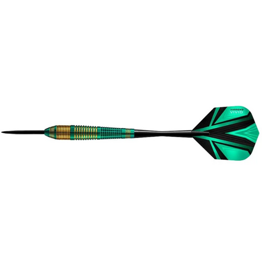 Fléchettes Harrows Vivid Brass Vert (réf. 773)