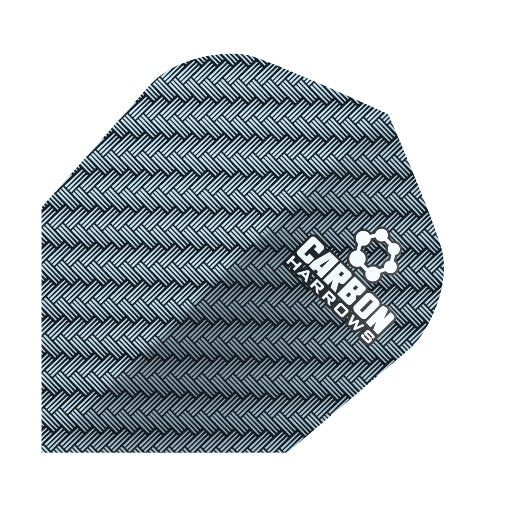 Plumes Plastique Darts Harrows Carbon Bleu (réf. 797)