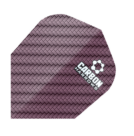 Plumes Plastique Darts Harrows Carbon Violet (réf. 797)