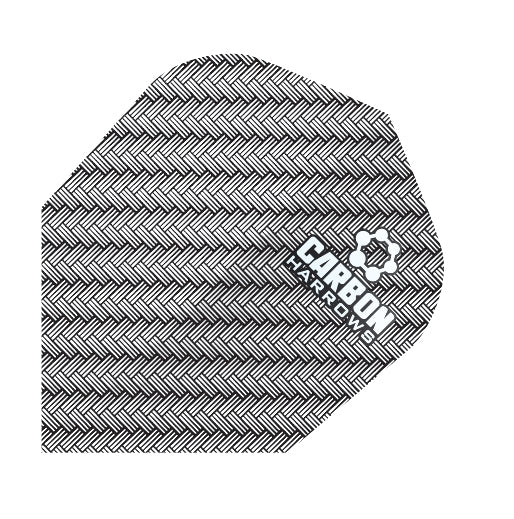 Plumes Plastique Darts Harrows Carbon Gris (réf. 797)
