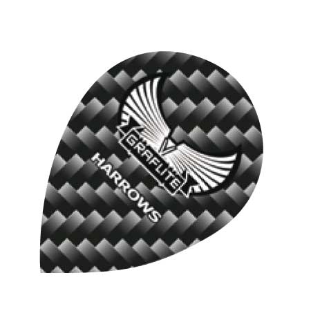 Plumes Plastique Darts Harrows Graflite "Pear" (réf. 799)