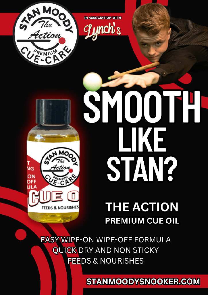 Nettoyant Queue Stan Moody - The Action - Cue Oil 50ml (réf. 8046)