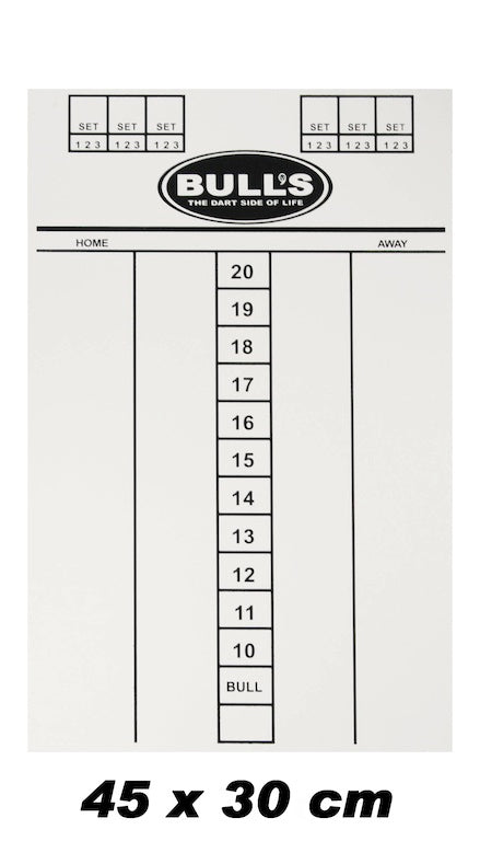 Marquoir Dart Score World Master45x30cm (réf.821)