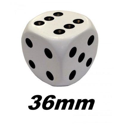 Dé 36mm blanc (réf. 947)