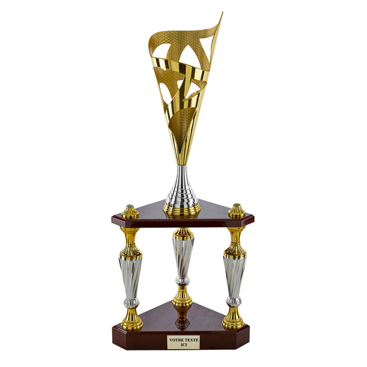 Coupe - Trophée (avec colonne - étage) (réf. NK - CP5421)