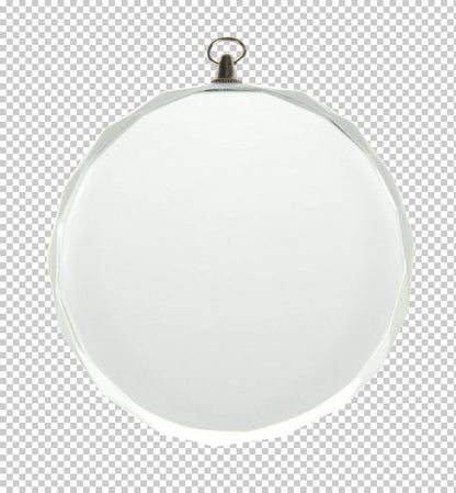 Médaille en verre Neutre 60mm (réf. DG6001)