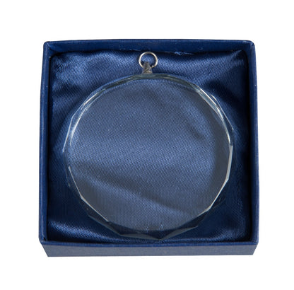 Médaille en verre Neutre 60mm (réf. DG6001)