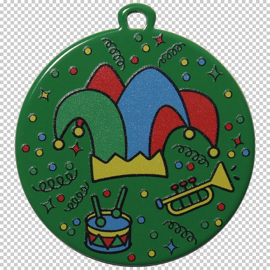 Médaille Carnaval 50mm (réf. DU5001C.GR)