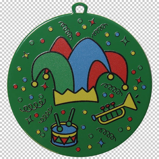 Médaille Carnaval 70mm (réf. DU7001C.GR)
