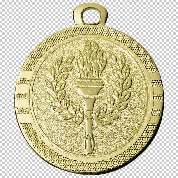 Médaille Neutre "Flamme Olympique" 32mm (réf. ME.064 F)