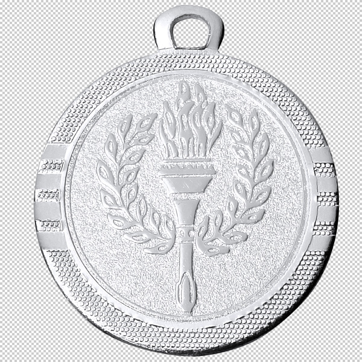 Médaille Neutre "Flamme Olympique" 32mm (réf. ME.064 F)