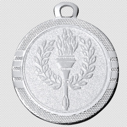 Médaille Neutre "Flamme Olympique" 32mm (réf. ME.064 F)