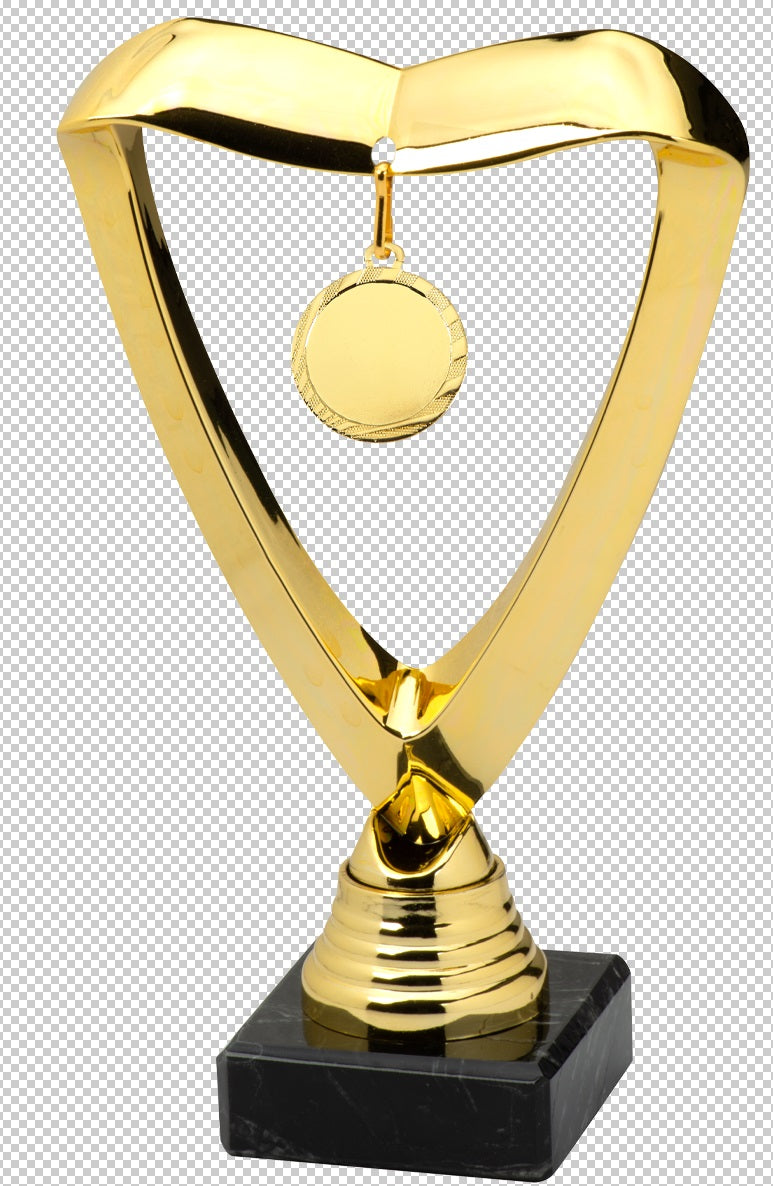 Coupe - Trophée en 3 couleurs (réf. SET.358)