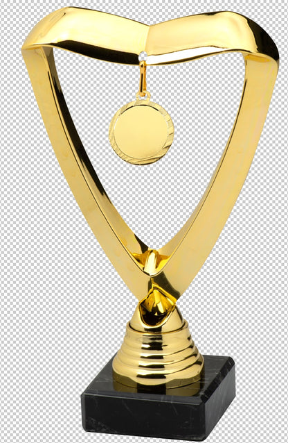 Coupe - Trophée en 3 couleurs (réf. SET.358)